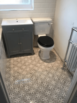 Bathroom Floor TIler